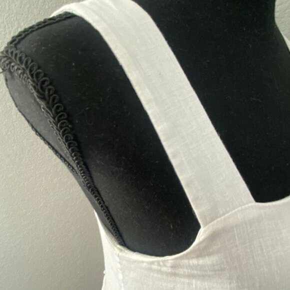 RAILS Sandy White Tiered Linen Mini Sundress XS - Picture 10 of 13